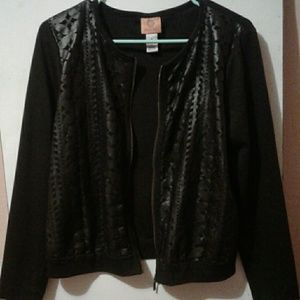 black jacket